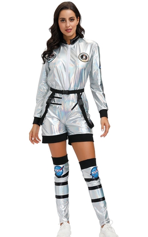 New Arrival Adult Astronaut Space Jumpsuit Halloween Cosplay